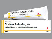 Diclofenac Sodium: Esto es un Gel imprimido con nada en la parte delantera, nada en la parte posterior, y es fabricado por None.