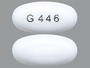 Sevelamer Hcl: This is a Tablet imprinted with G446 on the front, nothing on the back.