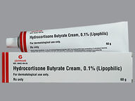 Crema de 0.1 % de Hydrocortisone Butyrate