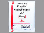 Estradiol: This is a Tablet imprinted with G on the front, 94 on the back.