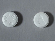 Hepsera: This is a Tablet imprinted with GILEAD  10 on the front, logo on the back.