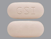 Complera: This is a Tablet imprinted with GSI on the front, nothing on the back.