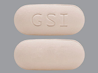 This is a Tablet imprinted with GSI on the front, nothing on the back.