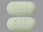 Genvoya: Esto es un Tableta imprimido con GSI en la parte delantera, 510 en la parte posterior, y es fabricado por None.