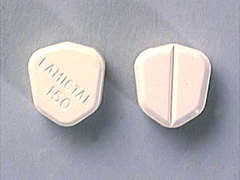 This is a cream shield Tablet imprinted with LAMICTAL  150 on the front, nothing on the back, and is manufactured by GLAXOSMITHKLINE.