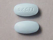 Lotronex: Esto es un Tableta azul oval imprimido con GX CT1 en la parte delantera, nada en la parte posterior, y es fabricado por SEBELA/LEGACY P.