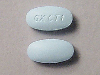 This is a Tablet imprinted with GX CT1 on the front, nothing on the back.