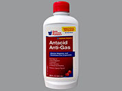 Antacid Anti-Gas: This is a Suspension Oral imprinted with nothing on the front, nothing on the back.