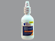 Saline Nasal Spray: This is a Aerosol Spray imprinted with nothing on the front, nothing on the back.