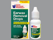 Ear Wax Removal: This is a Drops imprinted with nothing on the front, nothing on the back.
