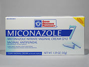 Miconazole 7: This is a Cream With Applicator imprinted with nothing on the front, nothing on the back.