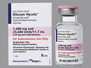Rituxan Hycela: This is a Vial imprinted with nothing on the front, nothing on the back.