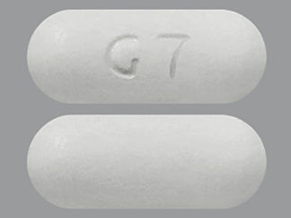 This is a Tablet Er 24 Hr imprinted with G 7 on the front, nothing on the back.