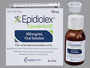 Epidiolex: This is a Solution Oral imprinted with nothing on the front, nothing on the back.