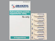 Hydrocortisone Acetate: Esto es un Supositorio Rectal imprimido con nada en la parte delantera, nada en la parte posterior, y es fabricado por None.