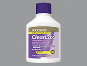 Clearlax: This is a Powder imprinted with nothing on the front, nothing on the back.