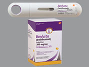 Benlysta: This is a Auto-injector imprinted with nothing on the front, nothing on the back.