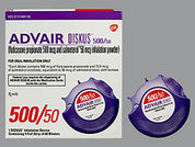 Advair Diskus: This is a Blister With Inhalation Device imprinted with nothing on the front, nothing on the back.