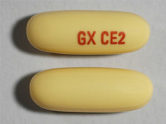 This is a Capsule imprinted with GX CE2 on the front, nothing on the back.