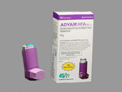 Advair Hfa: This is a Hfa Aerosol With Adapter imprinted with nothing on the front, nothing on the back.