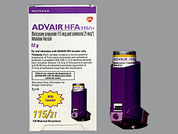 Advair Hfa: This is a Hfa Aerosol With Adapter imprinted with nothing on the front, nothing on the back.