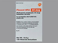 Flovent Hfa 44Mcg (package of 10.6 gram(s)) Aerosol With Adapter