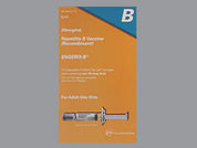 Engerix-B: This is a Syringe imprinted with nothing on the front, nothing on the back.