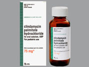 Clindamycin Palmitate Hcl: Esto es un Solución Reconstituida Oral imprimido con nada en la parte delantera, nada en la parte posterior, y es fabricado por None.