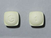 Alprazolam Xr: This is a yellow square Tablet Er 24 Hr imprinted with G on the front, 1 on the back, and is manufactured by GREENSTONE/MYLA.