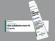 Silver Sulfadiazine: This is a Cream imprinted with nothing on the front, nothing on the back.