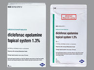Diclofenac Epolamine 1.3 % Patch Transdermal 12 Hours