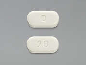 Lamotrigine: This is a white oblong Tablet Chewable Dispersible imprinted with D on the front, 98 on the back, and is manufactured by AUROBINDO PHARM.