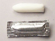 Prochlorperazine Maleate: This is a Suppository Rectal imprinted with nothing on the front, nothing on the back.