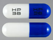 Humatin: This is a Capsule imprinted with HP  38 on the front, HP  38 on the back.