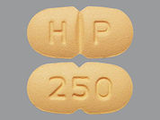 Venlafaxine Hcl: This is a Tablet imprinted with H P on the front, 250 on the back.