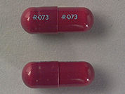 Oxazepam: This is a Capsule imprinted with logo and 073 on the front, logo and 073 on the back.