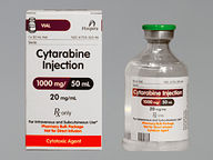 Vial de 50.0 ml(s) of 20 Mg/Ml de Cytarabine