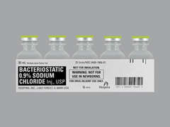 Esto es un Vial transparente imprimido con nada en la parte delantera, nada en la parte posterior, y es fabricado por HOSPIRA/PFIZER.