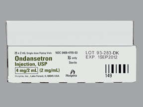 What does Ondansetron Hcl look like?