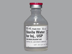 This is a colorless Vial imprinted with nothing on the front, nothing on the back, and is manufactured by HOSPIRA/PFIZER.