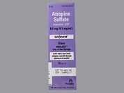 Atropine Sulfate: This is a Syringe imprinted with nothing on the front, nothing on the back.