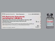 Bupivacaine Hcl-Epinephrine: This is a colorless Vial imprinted with nothing on the front, nothing on the back, and is manufactured by HOSPIRA/PFIZER.