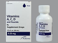 Vitamins A,C,D & Fluoride 0.5 Mg/Ml Drops