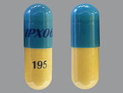 Rytary: This is a Capsule Er imprinted with IPX066 on the front, 195 on the back.