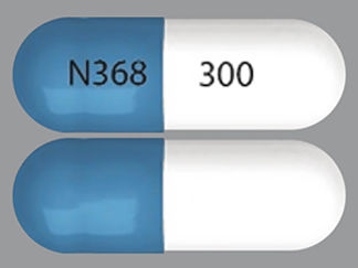 This is a Capsule Er 24 Hr imprinted with N368 on the front, 300 on the back.