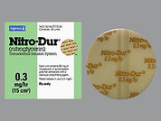 Nitro-Dur: This is a Patch Transdermal 24 Hours imprinted with nothing on the front, nothing on the back.