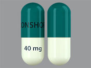Jornay Pm: Esto es un Cápsula D Release Er Para Rociar imprimido con IRONSHORE en la parte delantera, 40 mg en la parte posterior, y es fabricado por None.