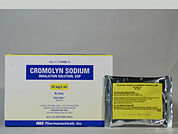 Cromolyn Sodium: This is a Ampul For Nebulization imprinted with nothing on the front, nothing on the back.