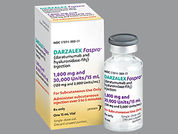 Darzalex Faspro: This is a Vial imprinted with nothing on the front, nothing on the back.