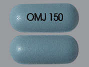 Nucynta Er: This is a blue-green oblong Tablet Er 12 Hr imprinted with OMJ 150 on the front, nothing on the back, and is manufactured by COLLEGIUM PHARM.